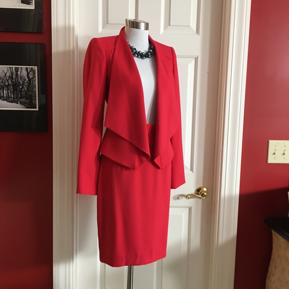 DONATED! Antonio Melani Suit Jacket & Skirt EUC!! - Picture 2 of 8